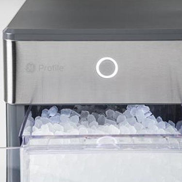 GE Profile Opal Nugget Countertop Ice Maker 24 LBs of Ice Per Day Steel Open Box