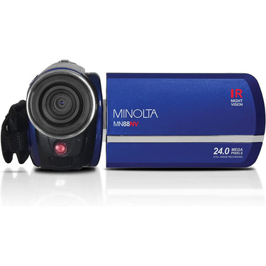 Minolta 24MP/1080p HD IR Night Vision Digital Camcorder w/ 16GB Card Open Box