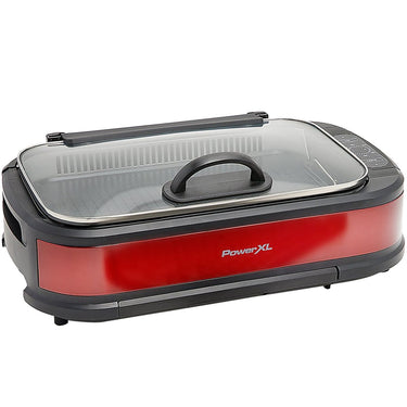 PowerXL Smokeless Indoor Grill, Red (K54319 172000) - Open Box