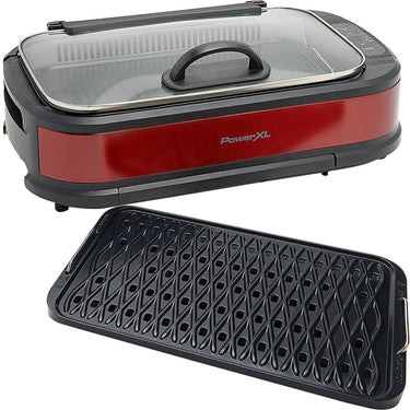 PowerXL Smokeless Indoor Grill, Red (K54319 172000) - Open Box