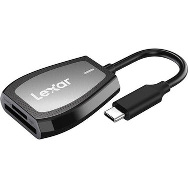 Lexar Pro USB-C Dual-Slot Reader (LRW470U-RNHNU) + 160GB Memory Bundle