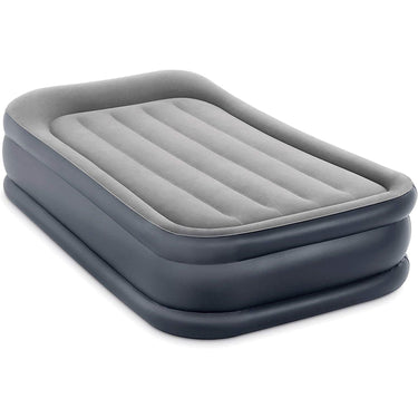 Intex 16.5" Twin Dura-Beam Plus Air Mattress w/ Built-In Electric Pump
