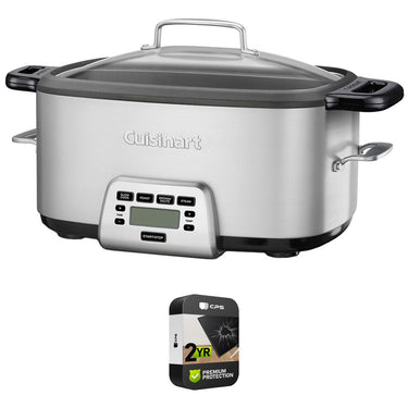 Cuisinart MSC-800 Cook Central 4-in-1 Multi-Cooker, 7 Quart w/ Warranty Bundle