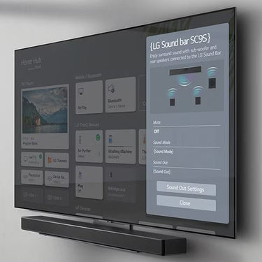 LG SC9S Soundbar w/ Dolby Atmos - Best Match for OLED evo C Series TV
