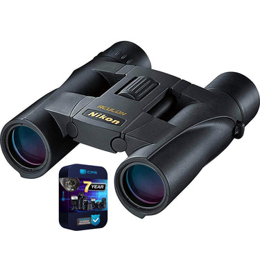 Nikon ACULON A30 10X25 Binoculars Black with 7 Year Extended Warranty