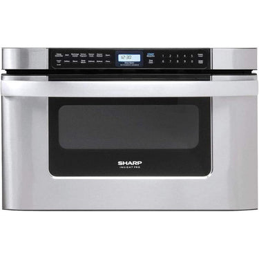 Sharp 24" 1.2 cu. ft. 950W Easy Open Microwave Drawer, Stainless Steel (KB6524PS)