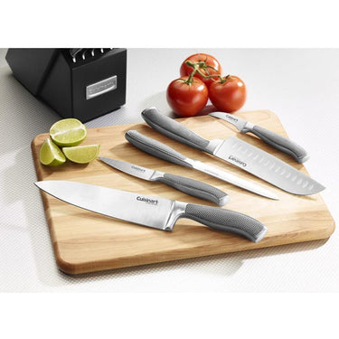 Cuisinart C77SS-15P Graphix Collection 15-Piece Cutlery Knife Block Set, Stainless Steel