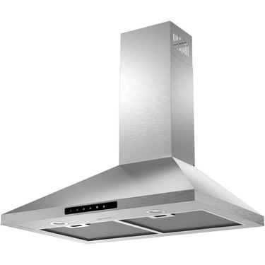 Sharp 30" Wall Mount Chimney Range Hood, Stainless Steel (SHC3062FS)