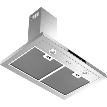 Sharp 30" Wall Mount Chimney Range Hood, Stainless Steel (SHC3062FS)