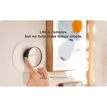 Elago Wall Plate Plus for Google Nest Thermostat 2020 (White) - Open Box