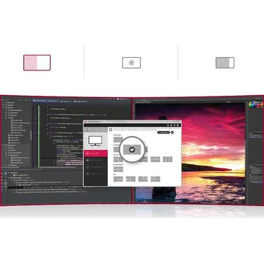 LG 34WQ60C-B  34" 21:9 Curved UltraWide QHD (3440 x 1440) IPS Monitor - Open Box