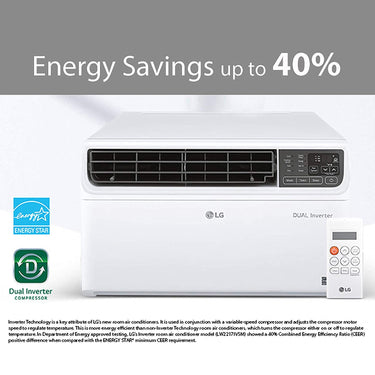 LG 22,000 BTU 230V Dual Inverter Air Conditioner (LW2217IVSM) - Factory Refurbished