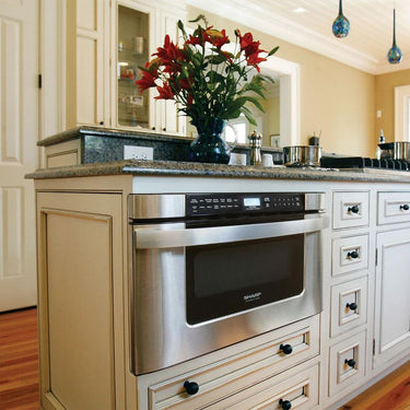 Sharp 24" 1.2 cu. ft. 950W Microwave Drawer Stainless Steel with 3 Year Warranty