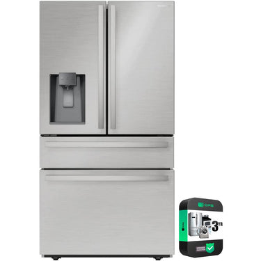 Sharp French 4-Door Counter-Depth Refrigerator w/ Water Dispenser + 3 Year Warranty