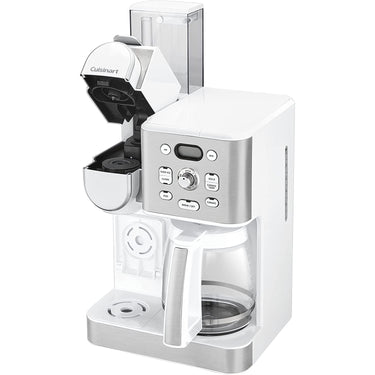 Cuisinart 2-IN-1 Center Combo Brewer Coffee Maker, White