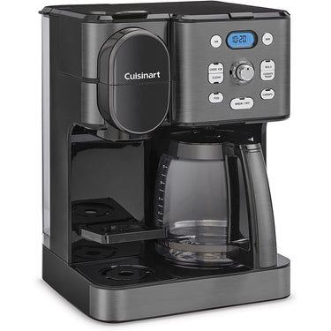 Cuisinart 2-IN-1 Center Combo Brewer Coffee Maker, Black Stainless