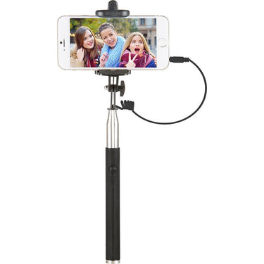 Vivitar 42" Selfie Stick with Built-In Shutter Release & Folding Clamp Open Box