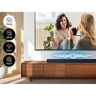 Samsung Q-series 5.1.2 ch. Wireless Dolby ATMOS Soundbar w/ Q-Symphony, HW-Q800C (2023)