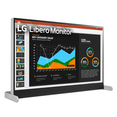 LG 27" QHD IPS HDR 10 Libero Monitor with Detachable Full HD Webcam Open Box