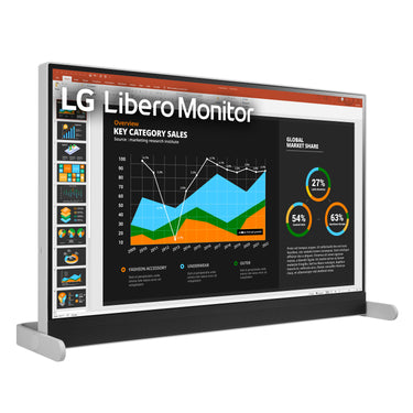 LG 27" QHD IPS HDR 10 Libero Monitor with Detachable Full HD Webcam Open Box