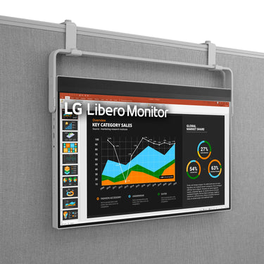 LG 27" QHD IPS HDR 10 Libero Monitor with Detachable Full HD Webcam Open Box