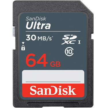 Sandisk 64GB Ultra SDXC Memory Card Class 10/UHS-I, 120MB/S