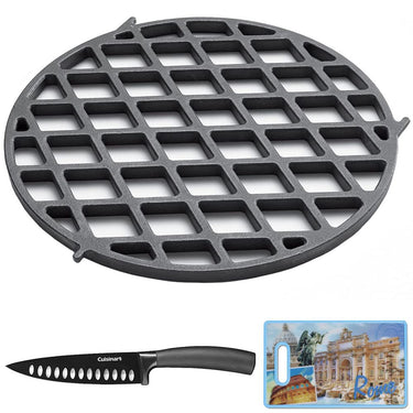 Weber Gourmet BBQ System Sear Grate w/ Chef's Knife + 3D Cutting Board