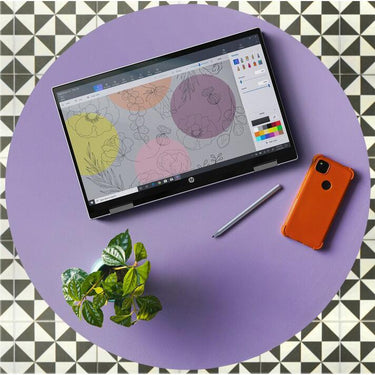 Hewlett Packard Pavilion x360 15-in 2-in-1 Laptop with Intel i5-1235U, 12GB RAM - Silver Open ox