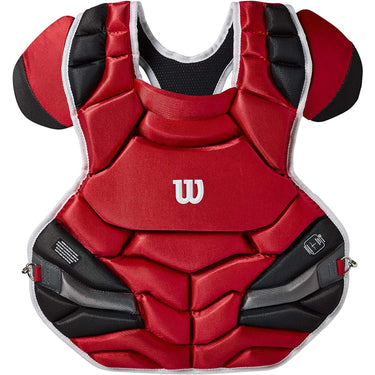 Wilson C1K NOCSAE Chest Protector, Adult - Scarlet (WTA4605NAADT)