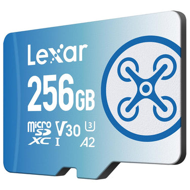 Lexar 256GB FLY microSDXC UHS-I Memory Card w/ Drone Essentials Software Bundle