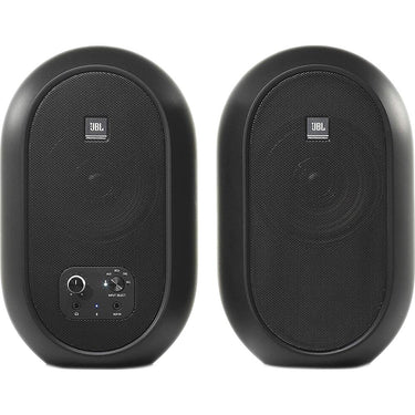 JBL 104 Compact Desktop Reference Monitors with Bluetooth, Pair (Black) - Open Box