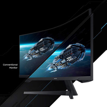 Samsung 34-inch Odyssey G5 Ultra-Wide Curved Monitor - LC34G55TWWNXZA - Open Box