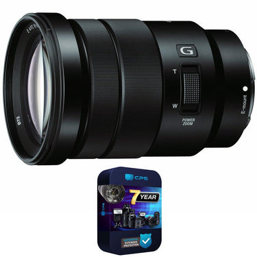 Sony E PZ 18-105mm f/4 G OSS Power Zoom Lens + 7 Year Protection Plan