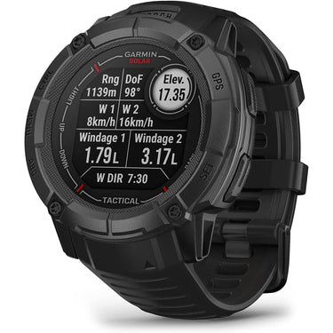 Garmin Instinct 2X Solar Rugged GPS Smartwatch, Tactical Edition, Black