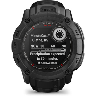 Garmin Instinct 2X Solar Rugged GPS Smartwatch, Tactical Edition, Black