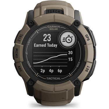 Garmin Instinct 2X Solar Rugged GPS Smartwatch, Tactical Edition, Coyote Tan