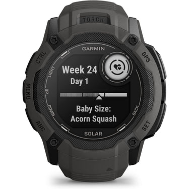 Garmin Instinct 2X Solar Rugged GPS Smartwatch, Graphite