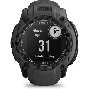Garmin Instinct 2X Solar Rugged GPS Smartwatch, Graphite
