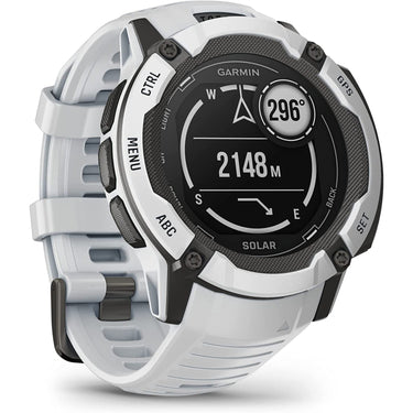 Garmin Instinct 2X Solar Rugged GPS Smartwatch, Whitestone