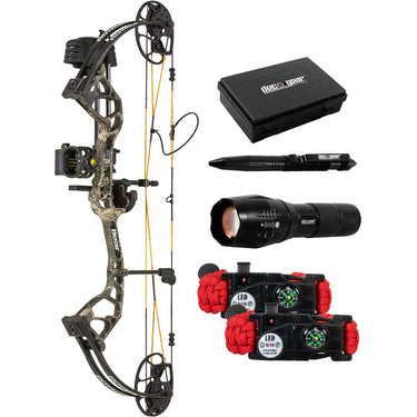 Bear Archery Royale RTH Youth Compound Bow, Right-Hand Strata + Tactical Bundle