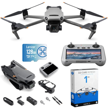 DJI Mavic 3 Classic Drone with RC Controller Bundle with 1-Year DJI Care Refresh