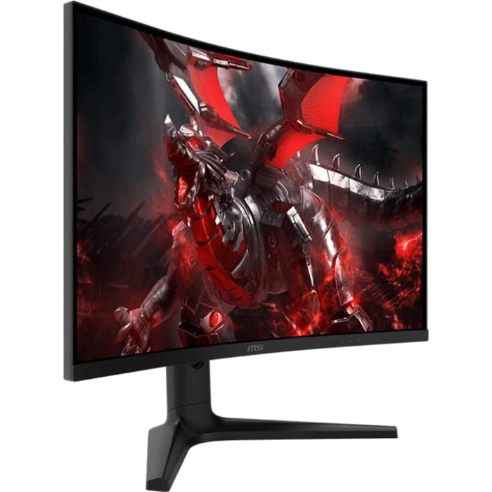 MSI 27" Curved Gaming Monitor in Metallic Black with Red Trim - G271CE2