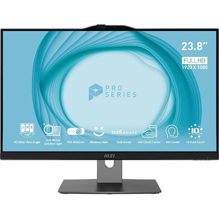 MSI 23.8" FHD Touchscreen All-In-One Desktop in Black - PAP243TP12M007