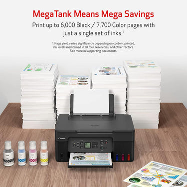 Canon PIXMA G3270 Wireless MegaTank All-in-One Printer in Black - 5805C002