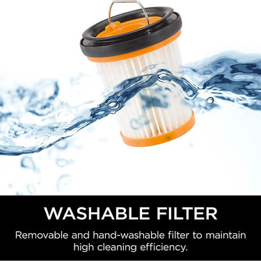 Shark QV201 WANDVAC Handheld Vacuum & Charging Dock, Paprika Red CERTIFIED REFURBISHED