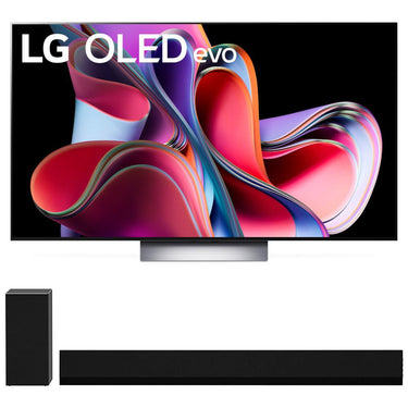 LG OLED evo G3 65" 4K Smart TV w/ LG GX 3.1 ch High Res Audio Soundbar (2023 Model)