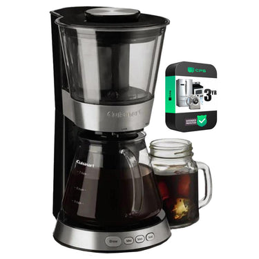 Cuisinart Automatic Cold Brew Coffeemaker w/ Glass Carafe Refurb+3 Year Warranty