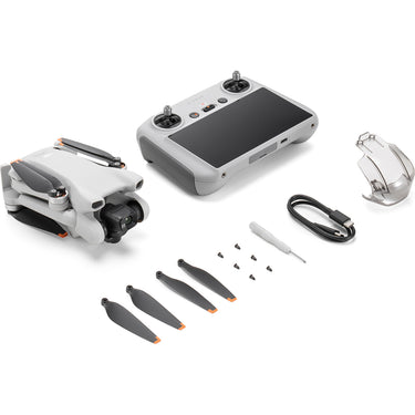 DJI Mini 3 Photography Drone and DJI RC Remote with Screen Bundle Open Box