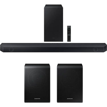 Samsung HW-Q60C 3.1ch Soundbar & Subwoofer w/ Dolby Atmos + Wireless Surround Speakers