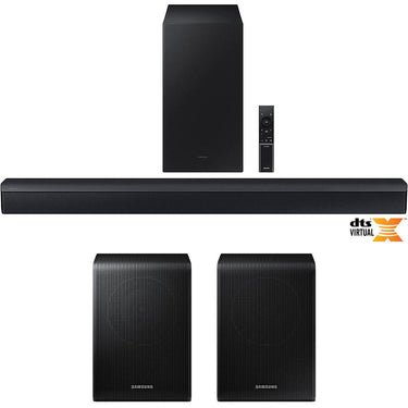 Samsung Soundbar & Wireless Subwoofer w/ DTS Virtual X + Wireless Surround Speakers